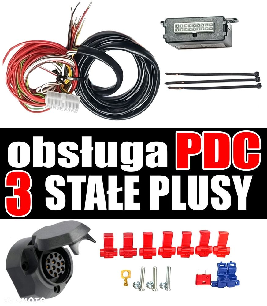 Moduł13pin stały plus wiązka czu.do hak holowniczy obsł. PDC i 3 PLUSY - 1