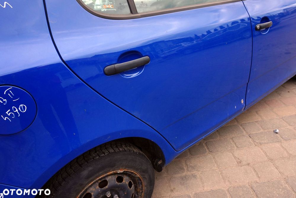 DRZWI TYLNE PRAWE FABIA II 545 5D HB 4590  NIEBIESKI SKODA 2006-2010 - 2