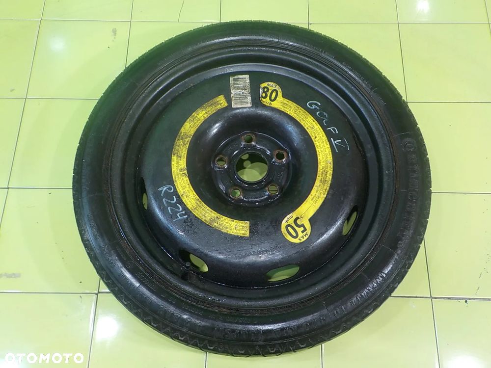 GOLF V A3 8P kolo dojazdowe 125/70/18 5x112 - 1