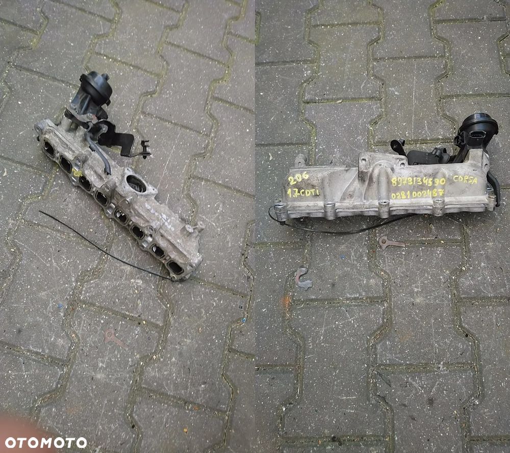 OPEL DAEWOO SAAB KOLEKTOR SSĄCY METALOWY ALUMINIUM - 40