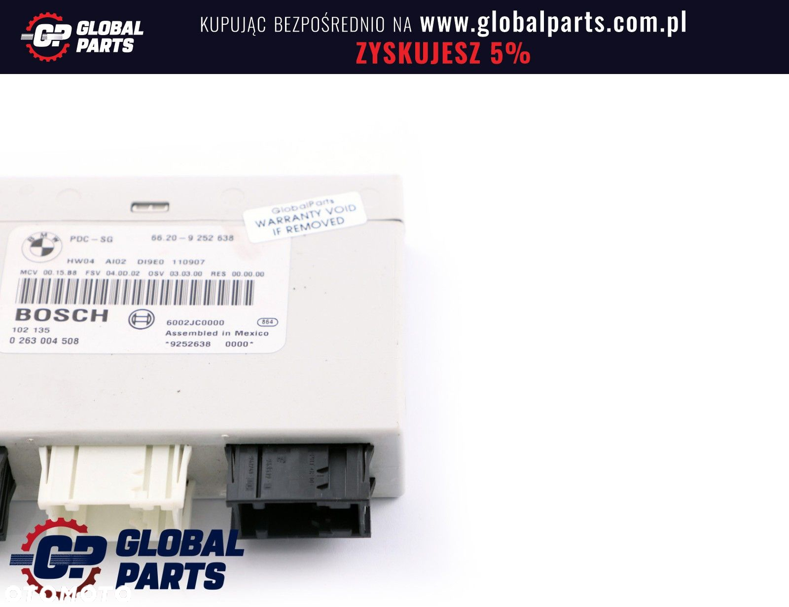 BMW E81 E82 E87 E88 E90 E91 E92 E93 Sterownik Moduł PDC - 5