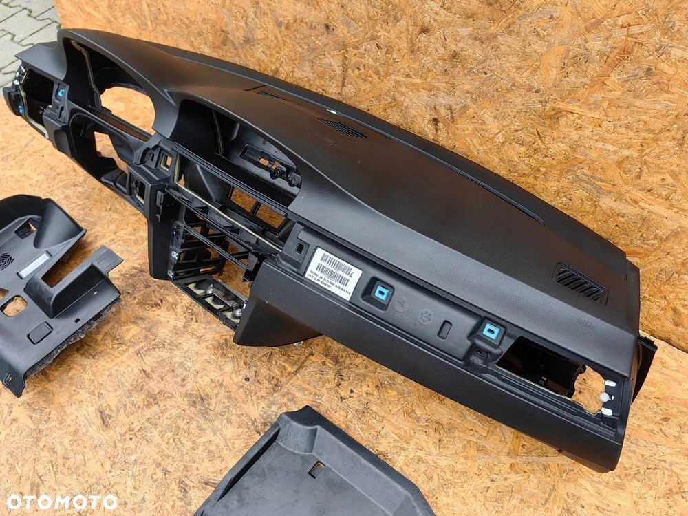 Deska rozdzielcza kokpit BMW 3 e90 e91 e92 e93 EUROPA kompletna czarna NAVI - 4