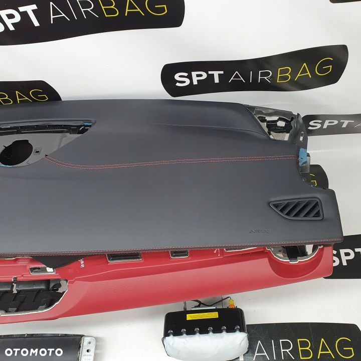 ALFA ROMEO STELVIO DESKA ROZDZIELCZA KONSOLA KOKPIT PULPIT PODUSZKI AIRBAG AIR BAG PASY KIT SET - 4