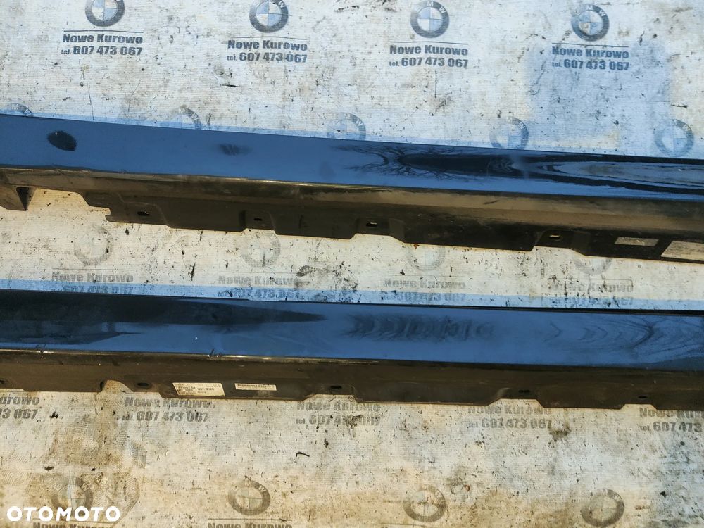 BMW F10 F11 Listwa progowa nakładka Lewa Prawa Black Sapphire 475 - 3
