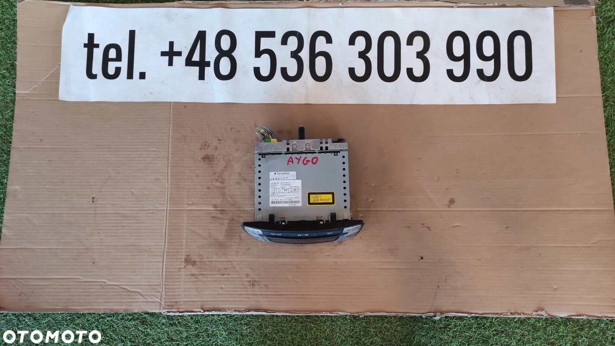 Radio Toyota Aygo - 6