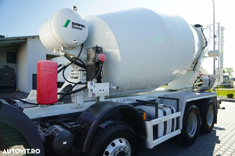 Mercedes-Benz AROCS 3240 / GRUSZKA 9 M3 / 8x4 / BETONOMIESZARKA / SCHWING STETTER / AUTOMAT / OPONY 100% / EURO 6 - 12