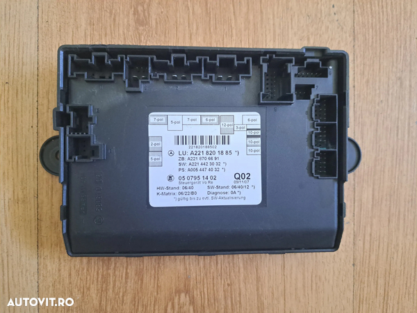 Unitate ECU SAM modul Usa Dreapta Fata Mercedes S-class W221 2005-2013
