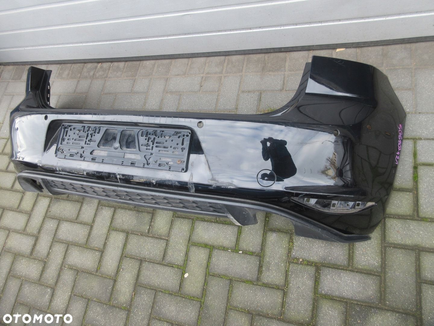 VW GOLF 7 GTI HB zderzak spoiler tył 5G6807421 PDC - 1
