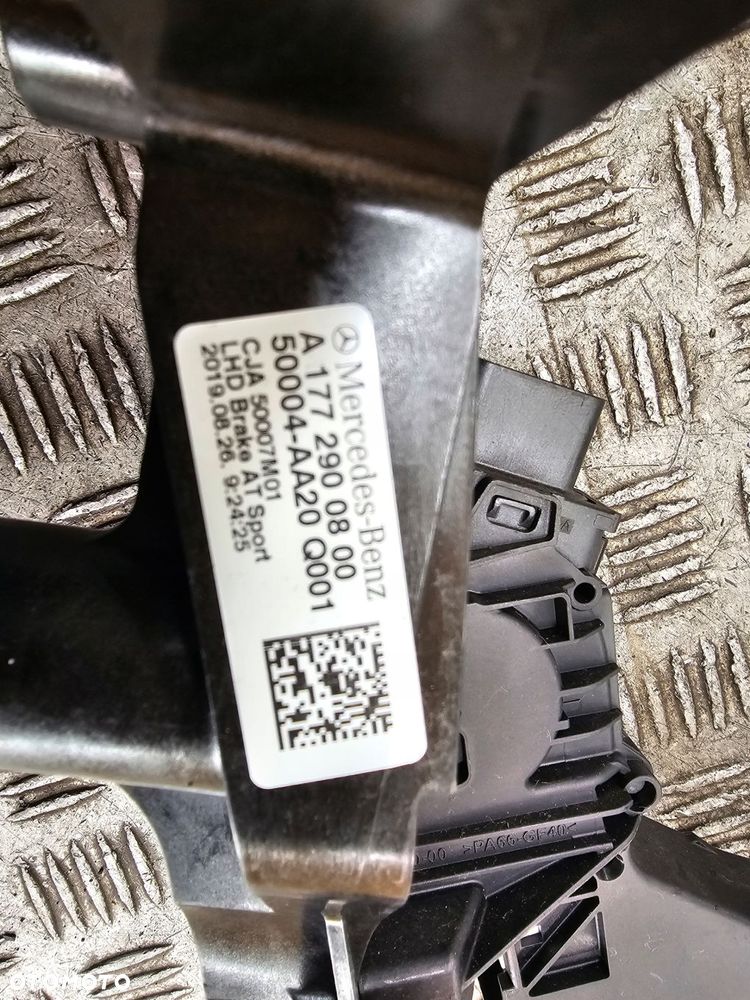 pedał gazu hamulca mercedes b-klasa w247 amg 2018-2022 a1773001900 - 5