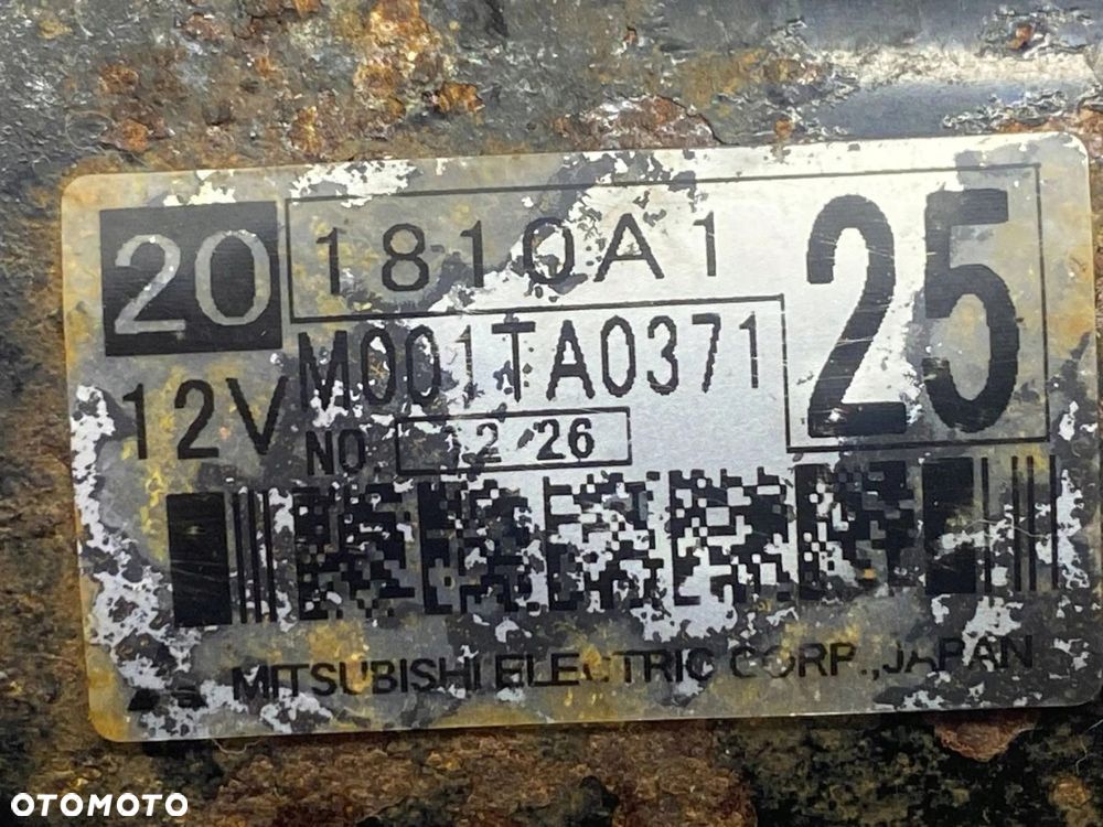 ROZRUSZNIK MITSUBISHI OUTLANDER ASX 2.2 DID 4N14 M001TA0371 1810A164 - 10