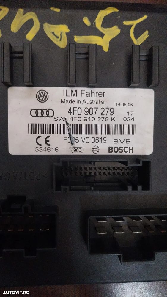 VAND MODUL, CALCULATOR CONFORT AUDI A6 C6 2004-2010, COD: 4F0 907 279 - 2