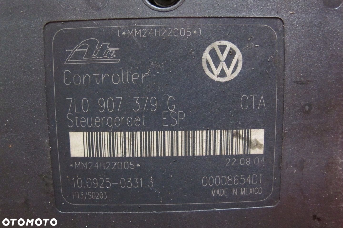 VW TOUAREG 7LA PORSCHE CAYENNE 7L POMPA ABS 7L0614111H 7L0907379G - 5