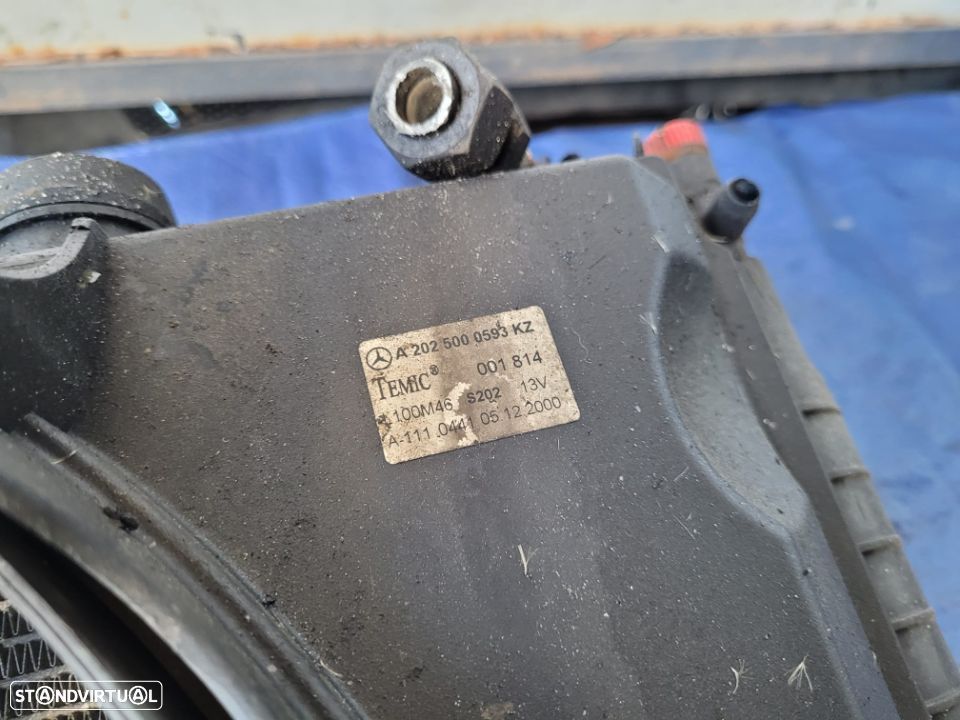 RADIADOR VENTILADOR ORIGINAL | REF. A2025000593KZ A2025008203 | MERCEDES BENZ CLASS C W202 2.2CDI; - 8
