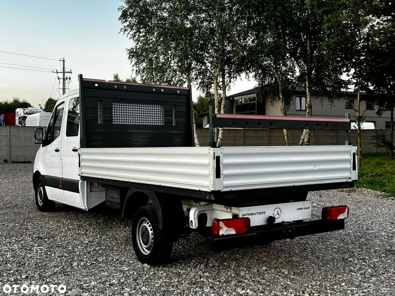 Mercedes-Benz Sprinter 316 CDI automat MAX burtowy skrzynia Doka brygadiera 6-cio miejscowy z Niemiec 3,4m paka 2020 model - 10
