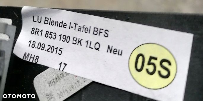 AUDI Q5 8R LISTWA DEKOR DESKI KONSOLI PIANO 1LQ - 2