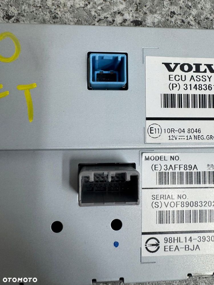 ekran monitor wyświetlacz nawigacji volvo v40 ii 2012-2018r 31483613 - 4