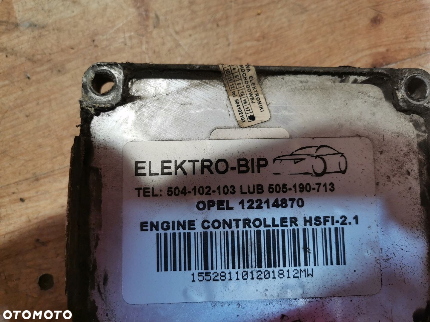 KOMPUTER SILNIKA OPEL ASTRA G ZAFIRA A 1.6 16V 101KM Z16XE 12214870 - 2