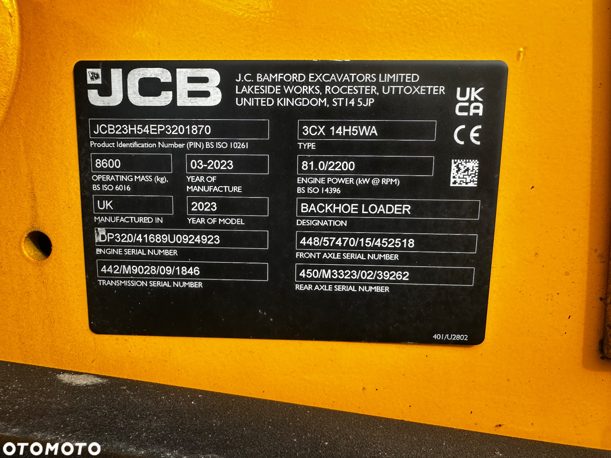 JCB 3CX PLUS AEC - 20
