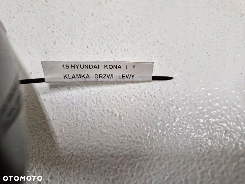 HYUNDAI KONA I 1 KLAMKA DRZWI LEWY TYŁ ŚLIZG 23311-75200 R3G - 6