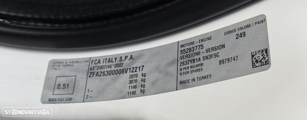 Fiat DOBLO CARGO 1.3 M-JET 95 CV - 3 LUGARES - IVA DEDUTIVÉL - 47