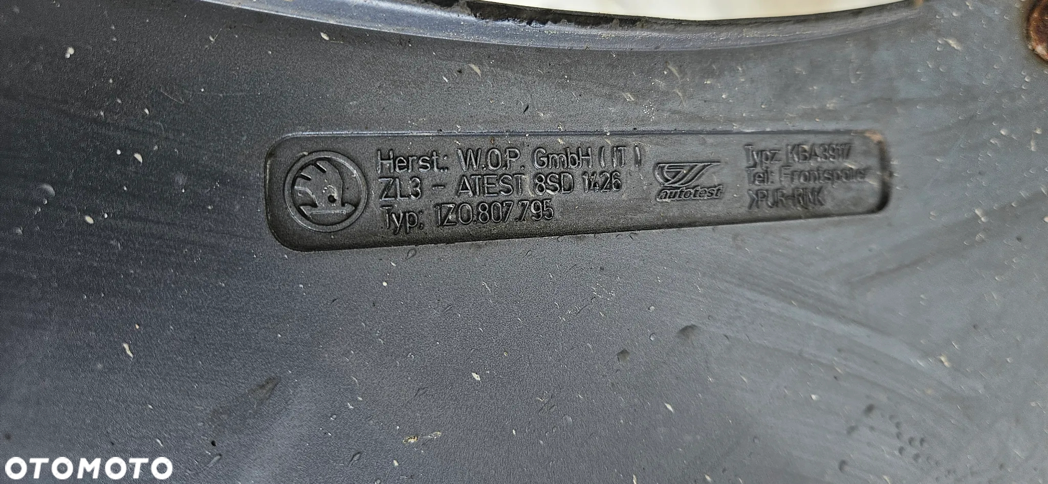 SKODA OCTAVIA II ZDERZAK przedni tylny sport KOMPLET CZUJNIKI PDC 1Z5807795 1Z0807795 - 4