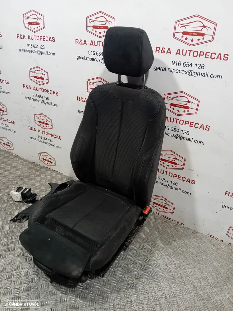 Conjunto de Bancos Bmw Série 1 F20 Pack M em Alcântara Original - 13