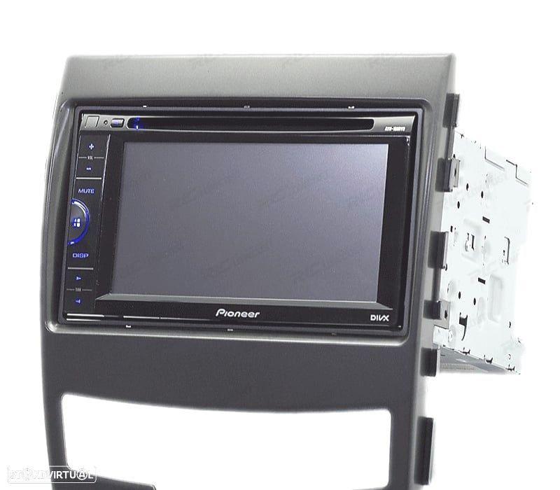 MOLDURA ADAPTADOR PRETO PARA RADIO 2-DIN SSANGYONG ACTYON 11-13 KORANDO 10-13 - 1