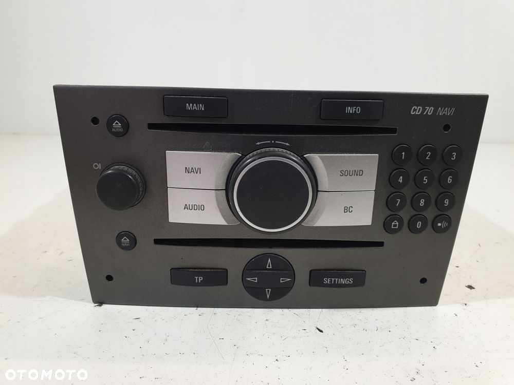 radio cd70 13188477 opel vectra c signum kod eu - 1