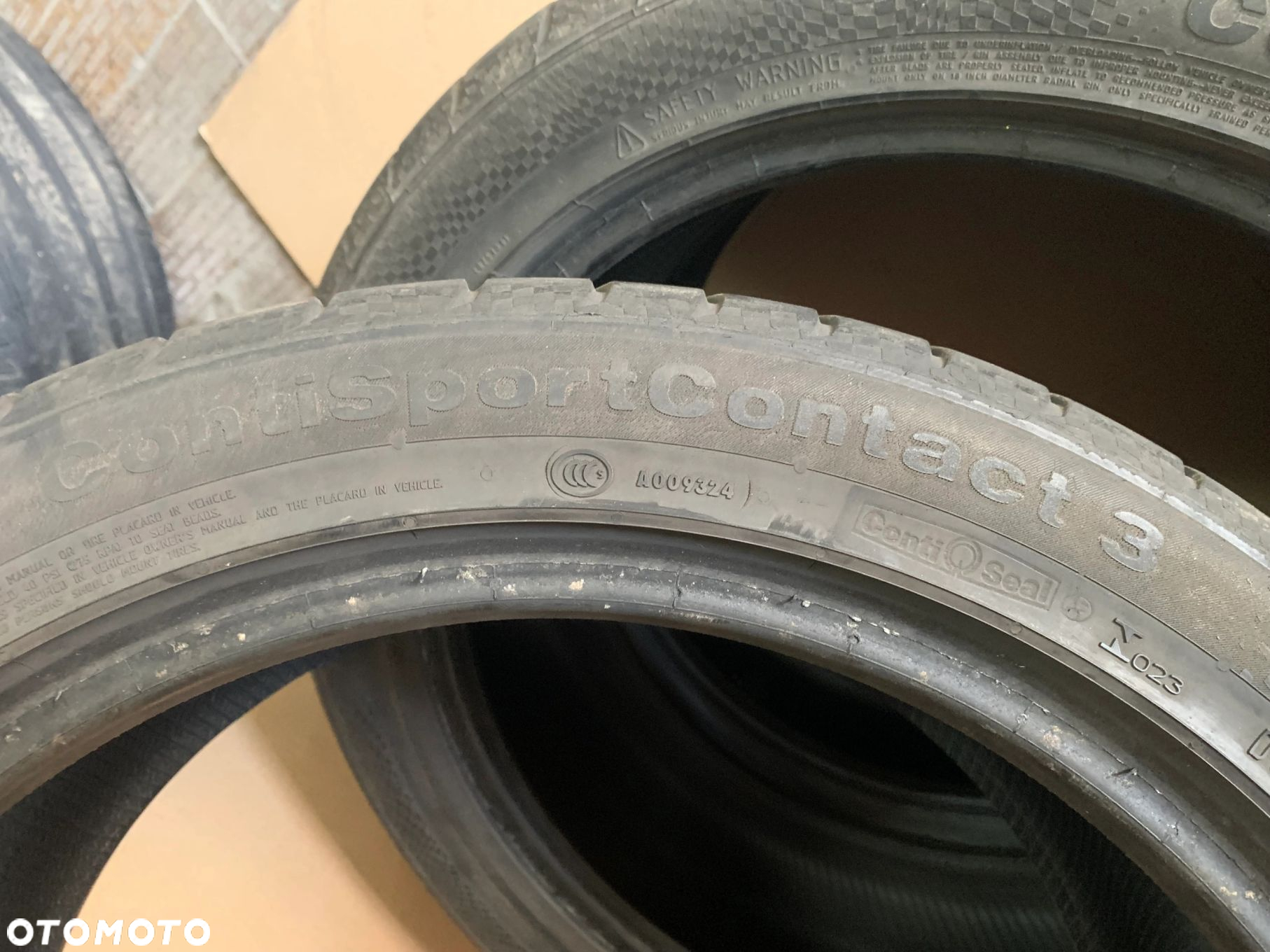 OPONY LETNIE CONTINENTAL CONTISPORTCONTACT 3 225/45R18 95W 2 SZTUKI - 5