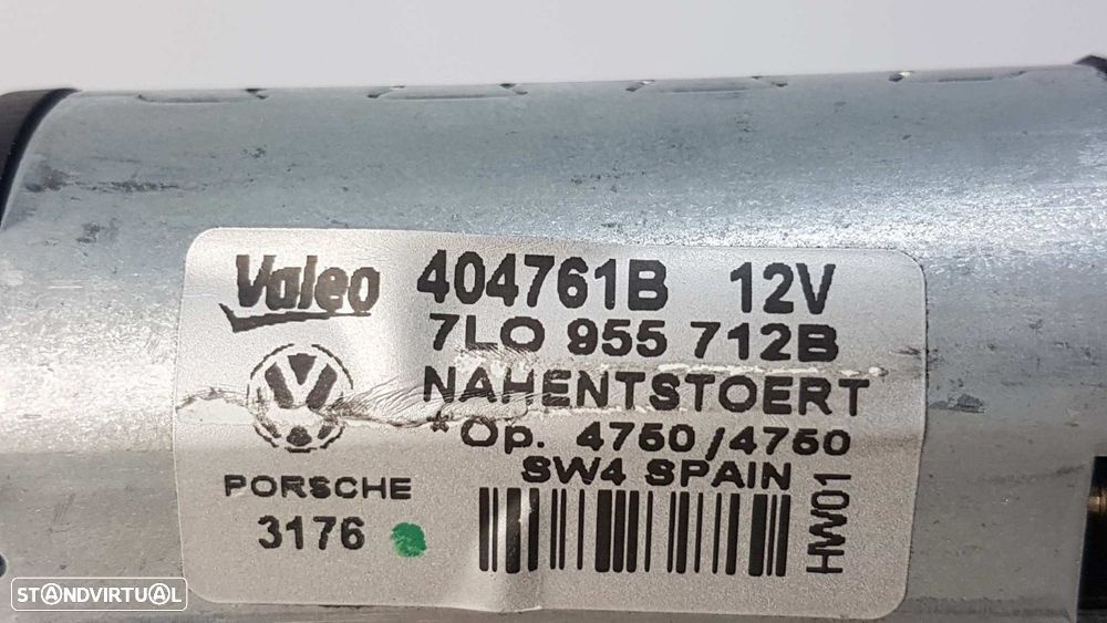 MOTOR LIMPA-VIDROS TRASEIRO VOLKSWAGEN TOUAREG (7LA) TDI R5 - 6