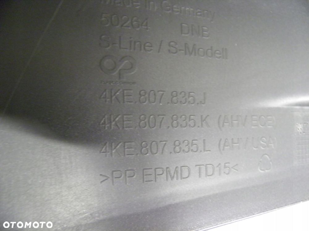 DYFUZOR SPOJLER ZDERZAK TYŁ AUDI E-TRON 4KE 4KE807835J KPL - 7