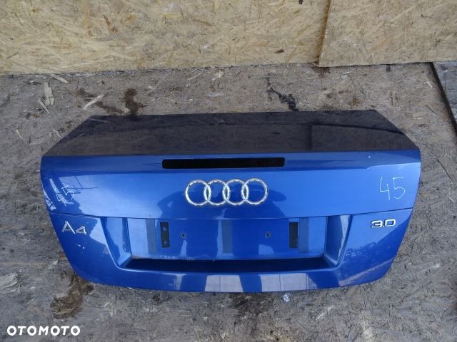 KLAPA TYŁ TYLNA AUDI A4 B6 CABRIO 02-06 NR45 - 1