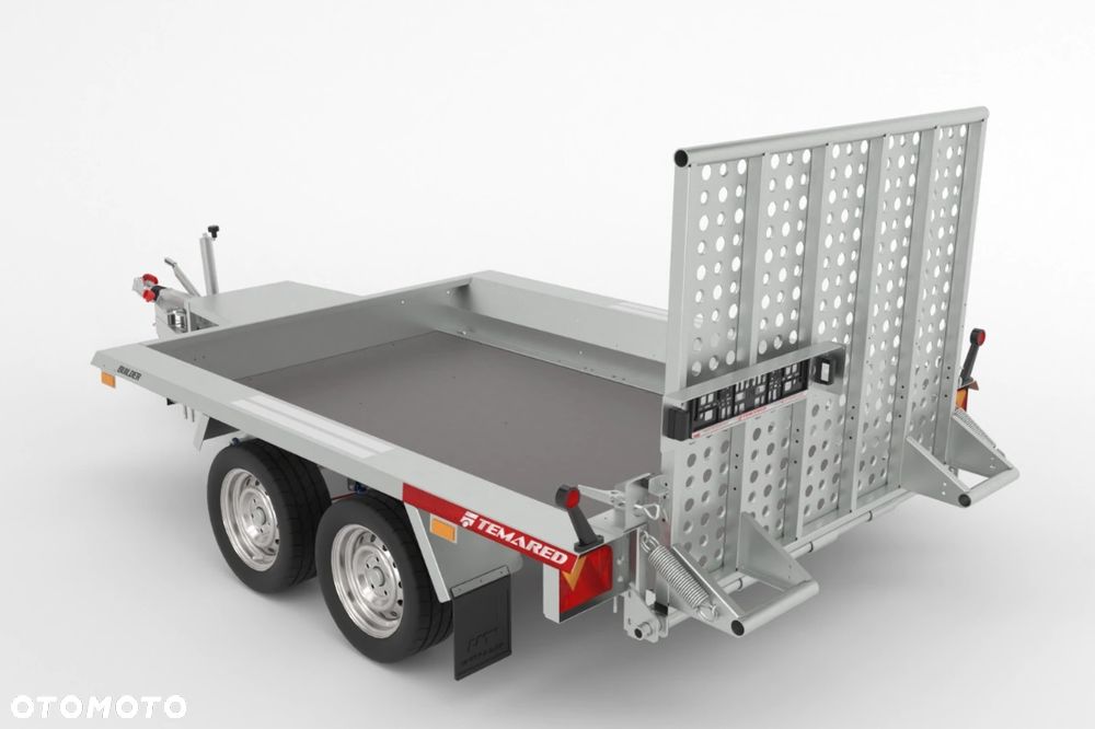TEMARED Przyczepa koparkowa BUILDER 2615/2 C dmc 2700kg koła R14C pod koparkę MOCNA - 11