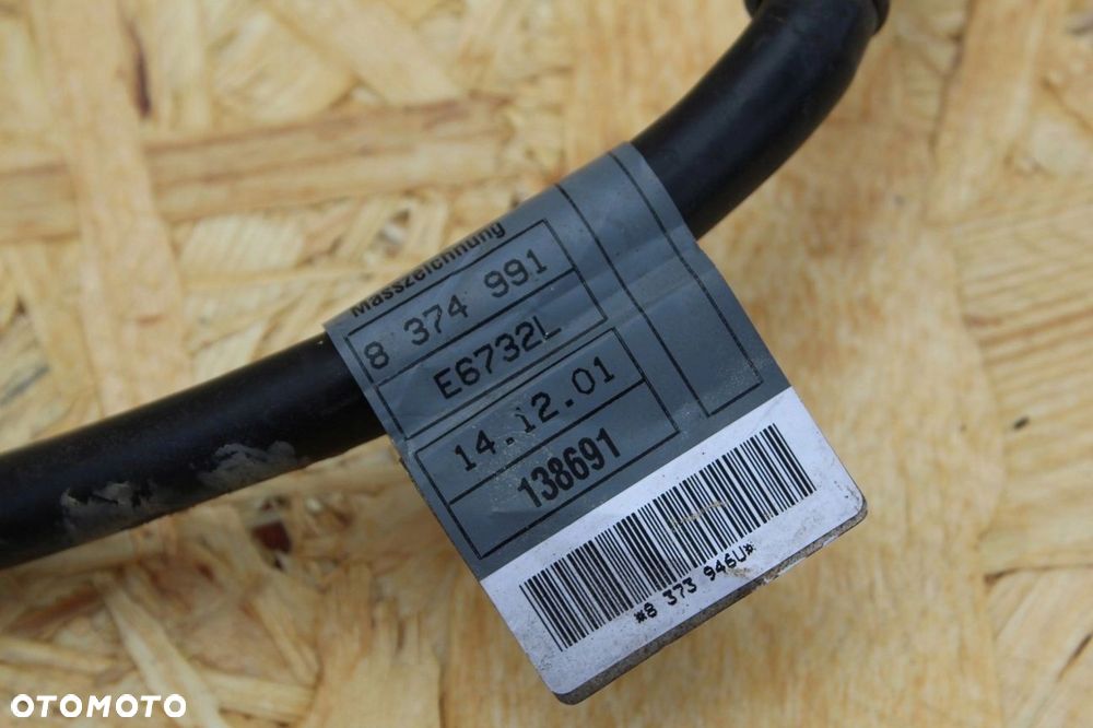 Klema minusowa przewód BMW e46 8374991 - 2