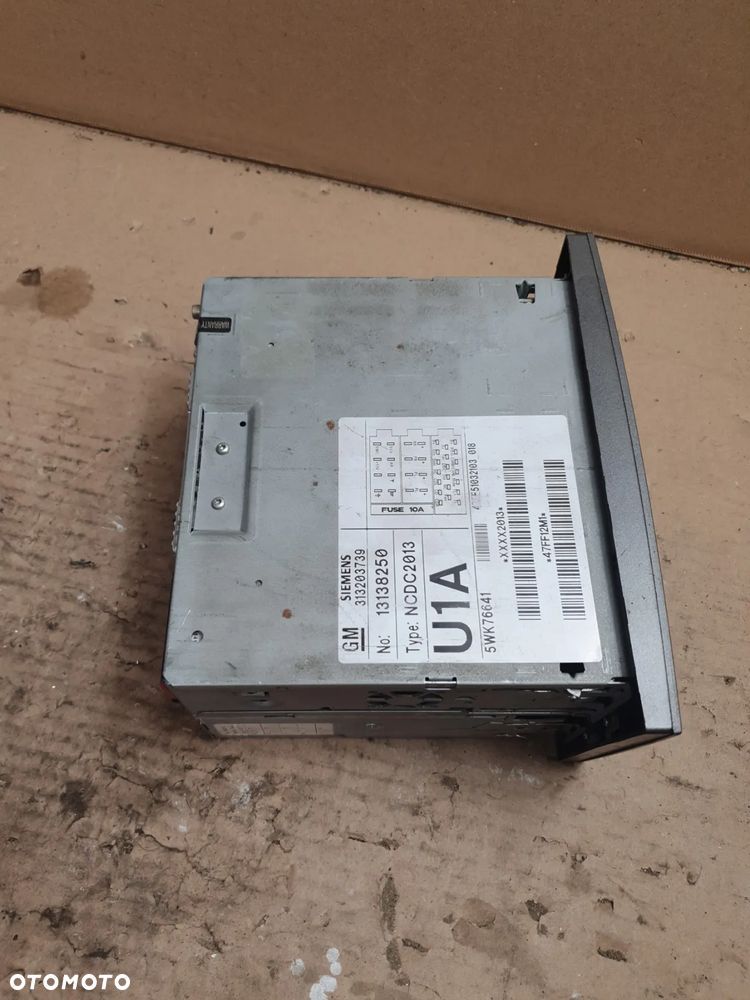 RADIO CD SIEMENS OPEL ASTRA H VECTRA C SIGNUM nr 13138250 - 5