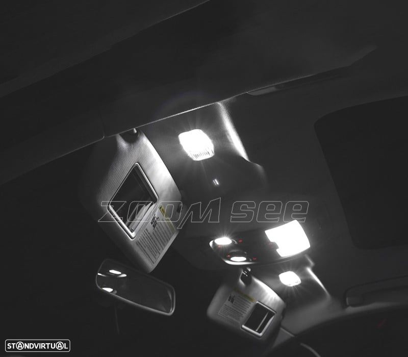 KIT COMPLETO 16 LAMPADAS LED INTERIOR PARA AUDI Q5 09-16 - 4