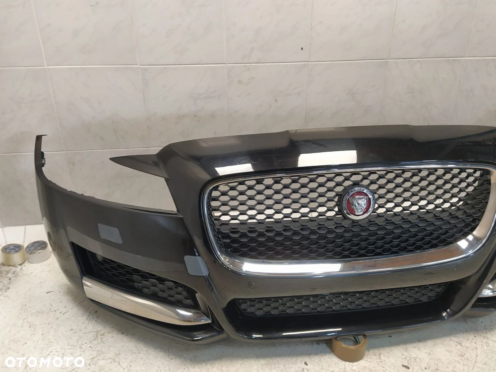 JAGUAR XF X260 ZDERZAK PRZÓD PRZEDNI KOMPLETNY 4XPDC SPRYSKIWACZE GRILL ATRAPA CHŁODNICY ZNACZEK ORYGINAŁ - 4