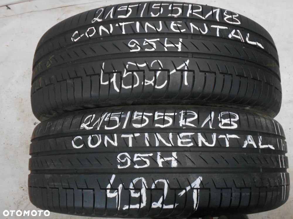OPONY 215/55R18 CONTINENTAL PREMIUM CONTACT 6 DOT 4921 6.7MM - 1