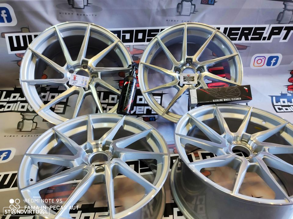 Jantes JR36 18x8J 5X112 AUDI/VW -Silver - 3