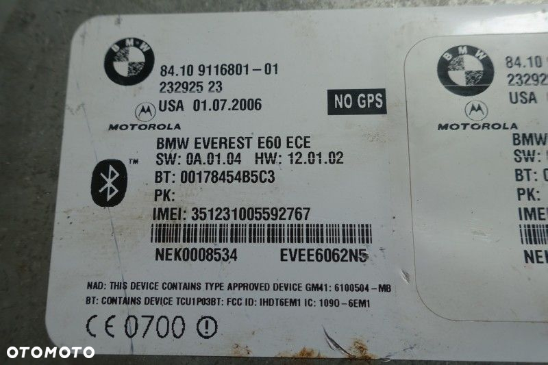 MODUŁ BLUETOOTH BMW E90 E60 - 2