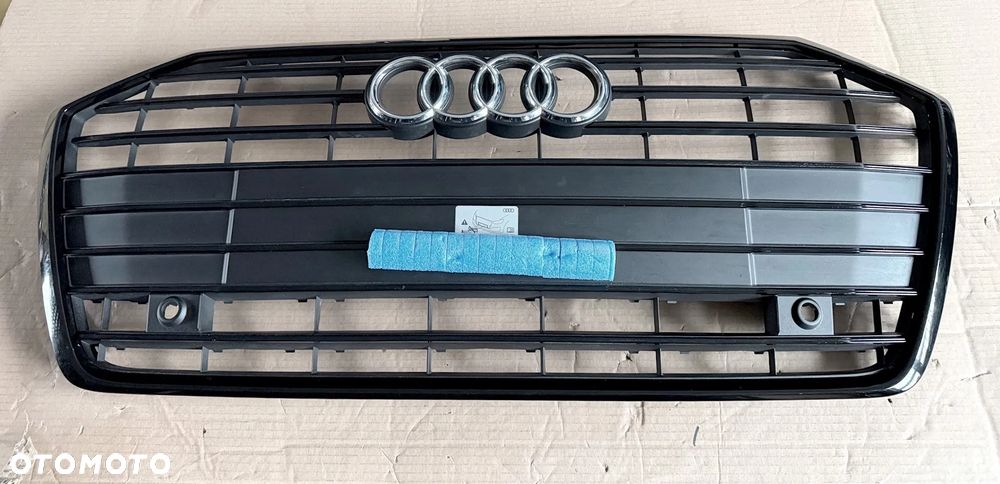 GRILL przedni ATRAPA - Audi A6 C8 4K0- BLACK ASO - 1