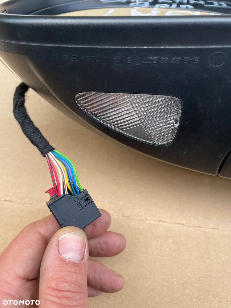 Vw Sharan Lewe Lusterko 9 Pin PRAWE 11PIN LH5X 7N1857501G 7N1857502M - 4
