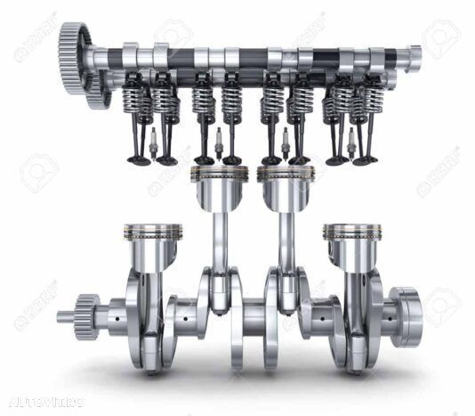 Arbore cotit - piston cu segmenti - biela pentur motor perkins 4.108 - 1