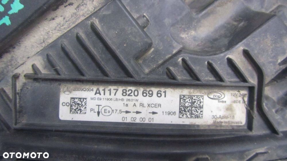 MERCEDES CLA W117 LAMPA LEWA PRZÓD HIGH PERFORMANCE LED A1178206961 - 5