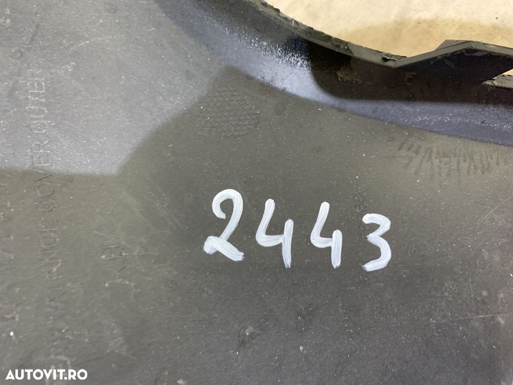 Grila dreapta bara spate Land Rover Evoque , cu evacuare patrata, 2011, 2012, 2013, 2014, 2015, cod origine OE BJ3M-17F879-D - 4