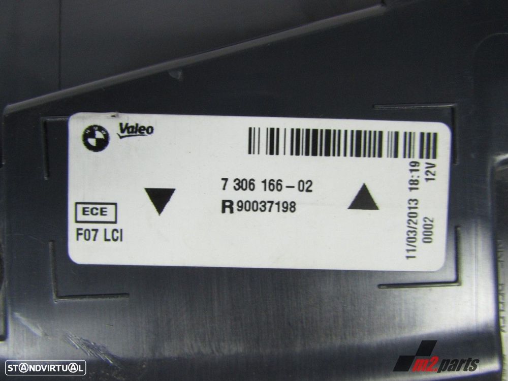 Farolim Direito/Trás Seminovo/ Original BMW 5 Gran Turismo (F07) 63217306166. - 3