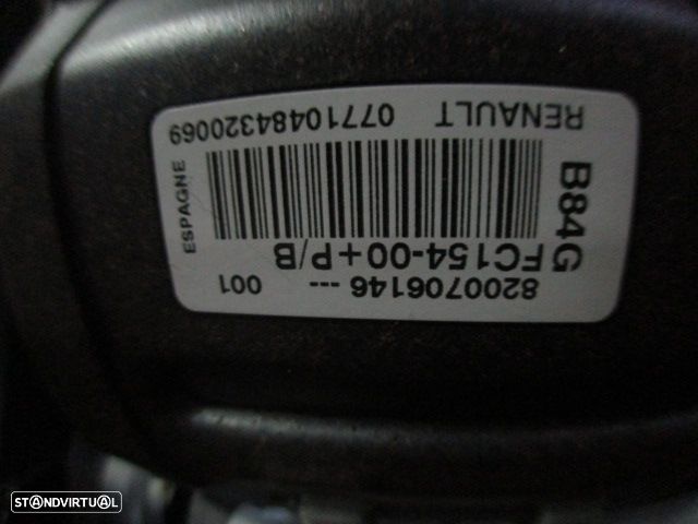 Kit Airbags 8200706146 8200414936B 8200682381 RENAULT  MEGANE 2 FASE 2 2007 1.5DCI 105CV 5P CINZA AZULADO PRETO - 5