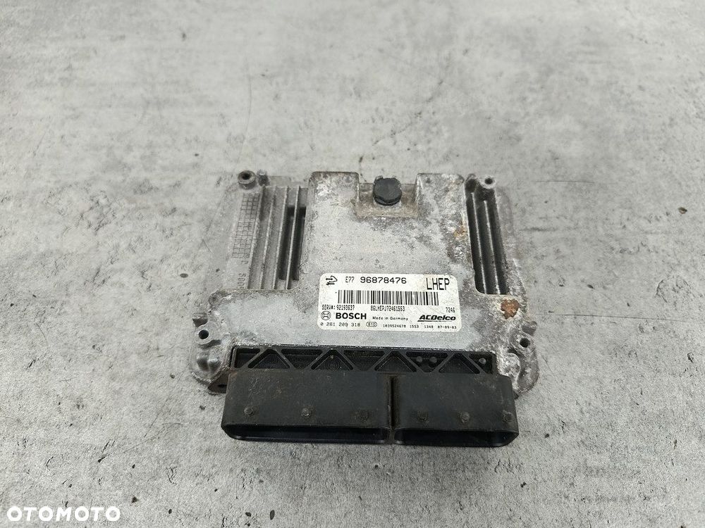 KOMPUTER, STEROWNIK OPEL ANTARA 96878476 0261209318  BOSCH 3.2 V6 - 1