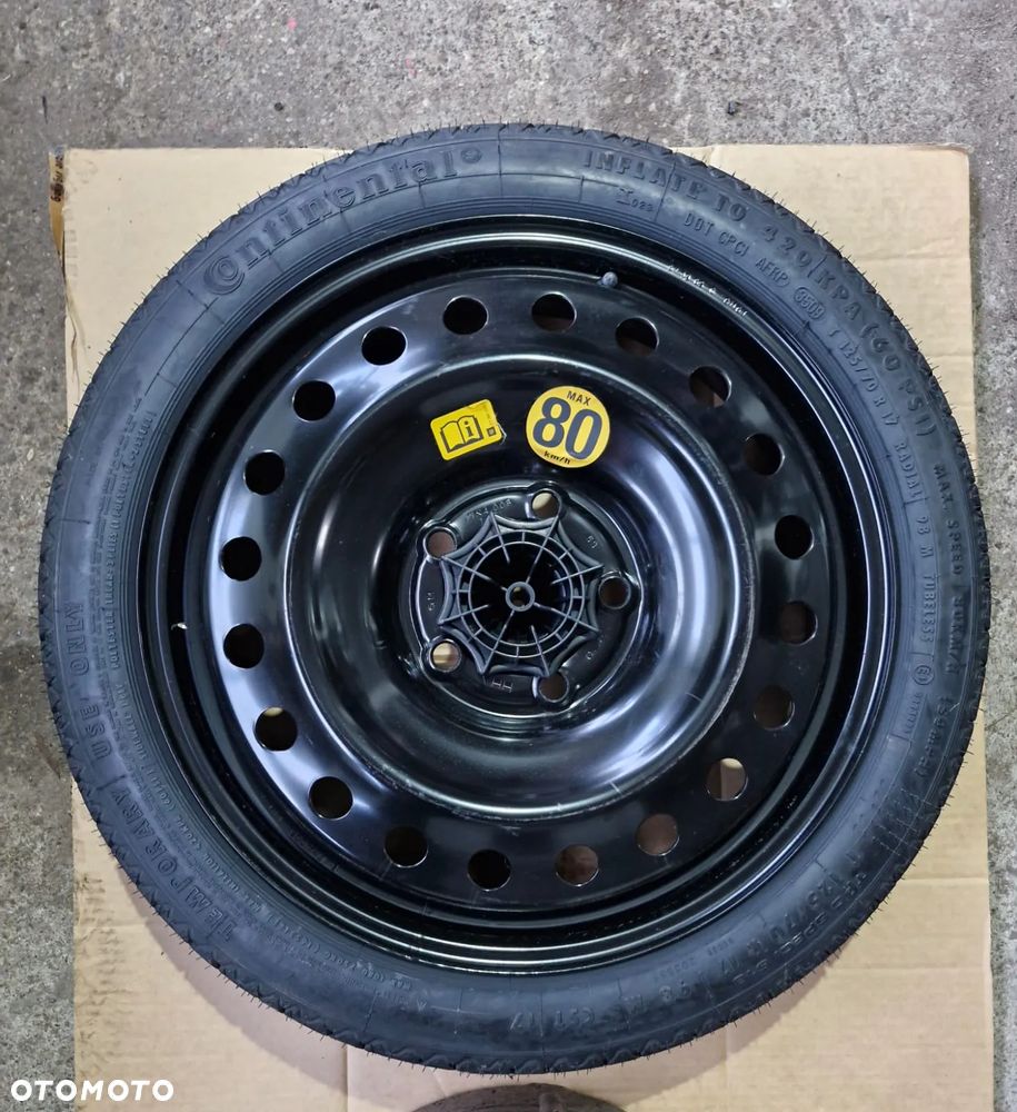 Koło dojazdowe lewarek klucz wkład Opel Insignia A 5x120 - 2