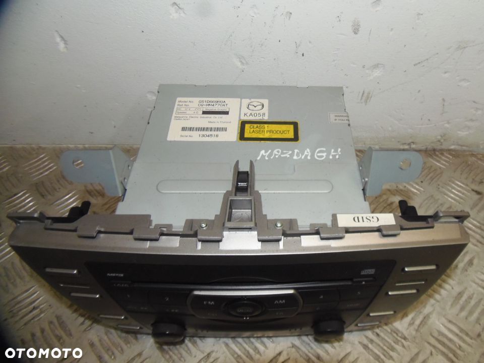 MAZDA 6 II GH RADIO CD MP3 - 3